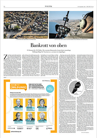zeit in print - lebanon - 30 sep 2021 copy
